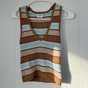 Striped sparkly tank